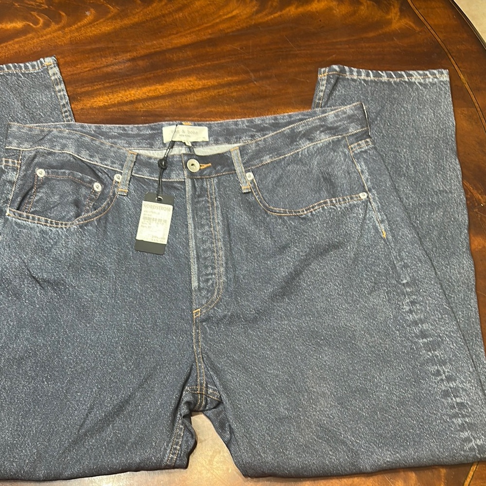 rag & bone Relaxed Fit Blue Jeans